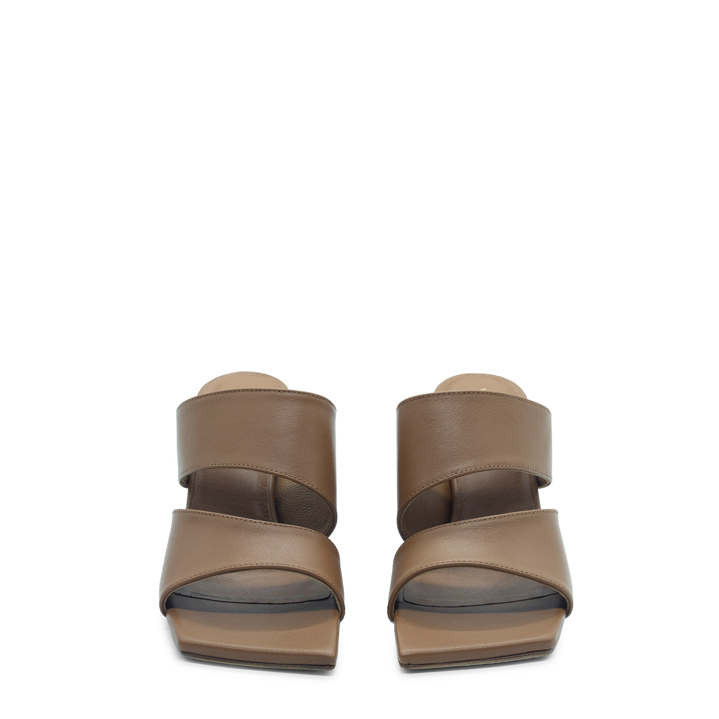 Ming open ciabatta cuoio